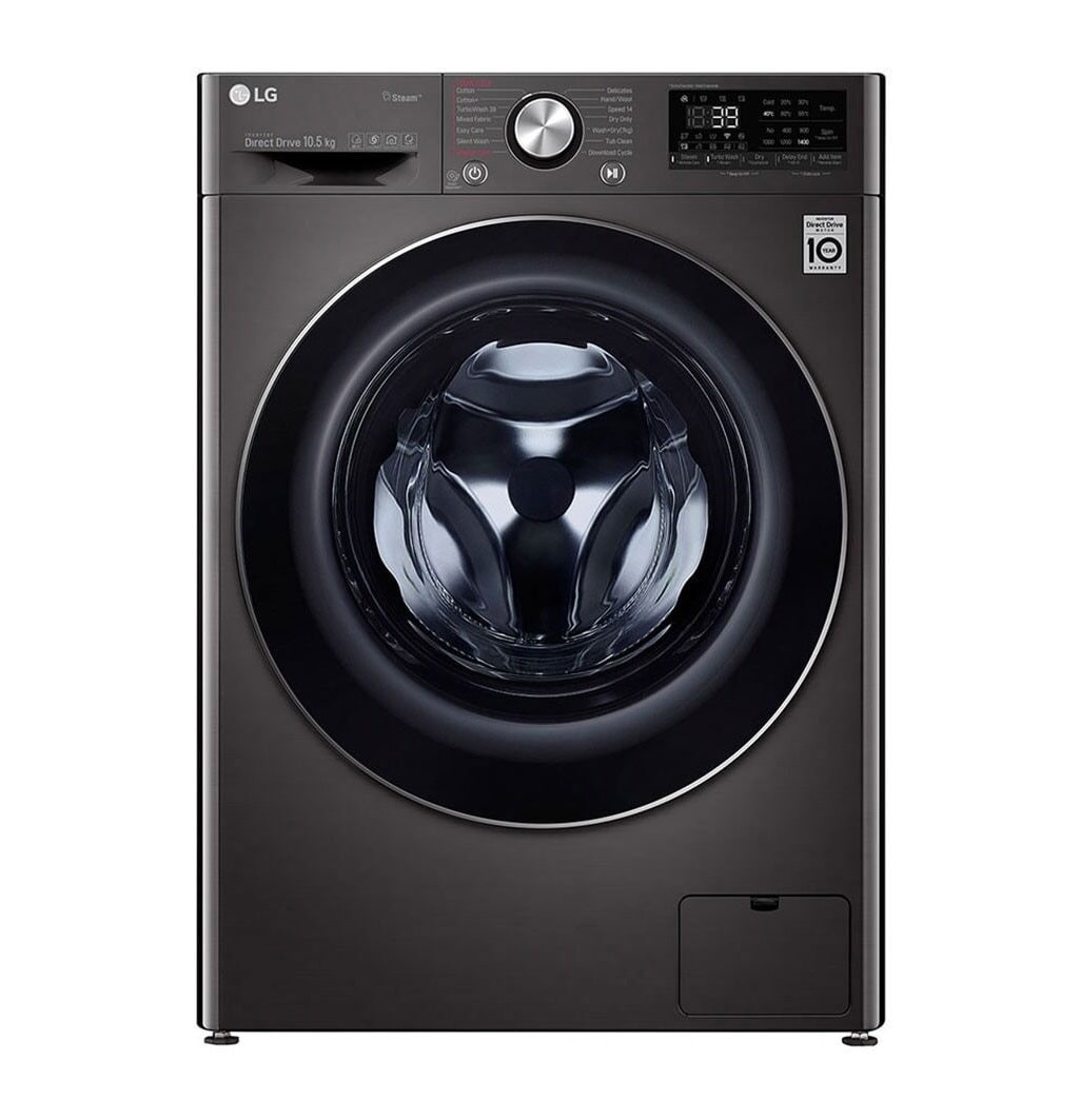 ماشین لباسشویی 10.5 کیلویی ال جی WV9142BRP رنگ مشکی