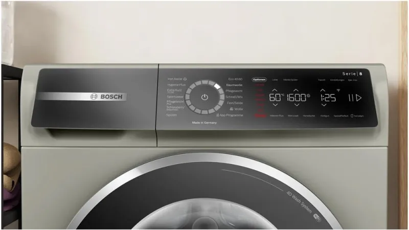 ماشین لباسشویی بوش مدل WGB2560XO لمسی سیلور 10 کیلویی