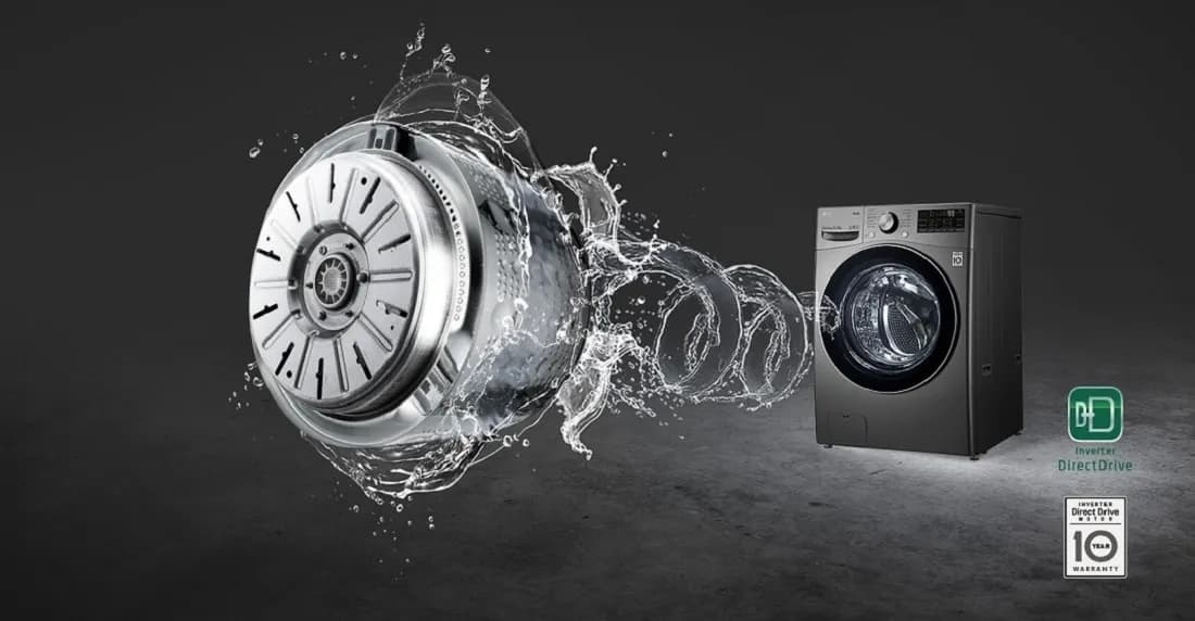 موتور Inverter DirectDrive لباسشویی Y5 ال جی محصول 2024